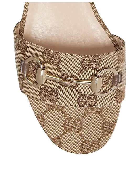 GUCCI Lady Horsebit 75MM Wedge