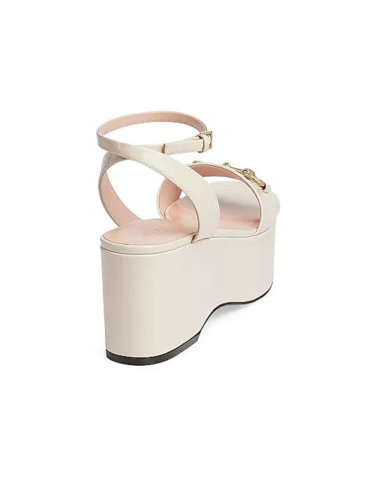 GUCCI Lady Horsebit 75MM Wedge