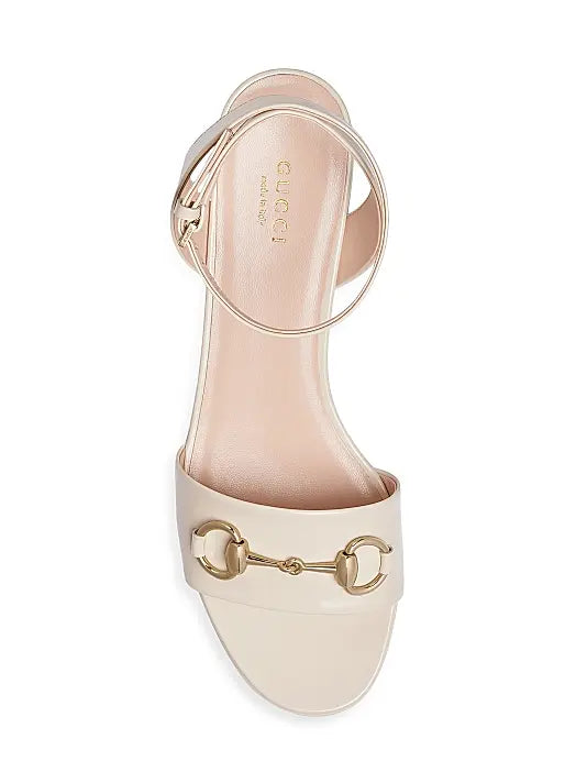 GUCCI Lady Horsebit 75MM Wedge