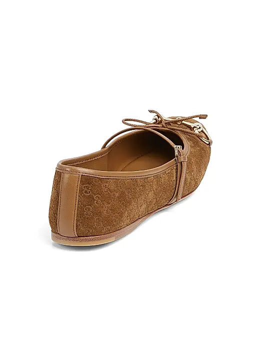 GUCCI Suede Ballet Flats