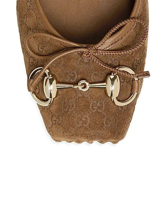 GUCCI Suede Ballet Flats