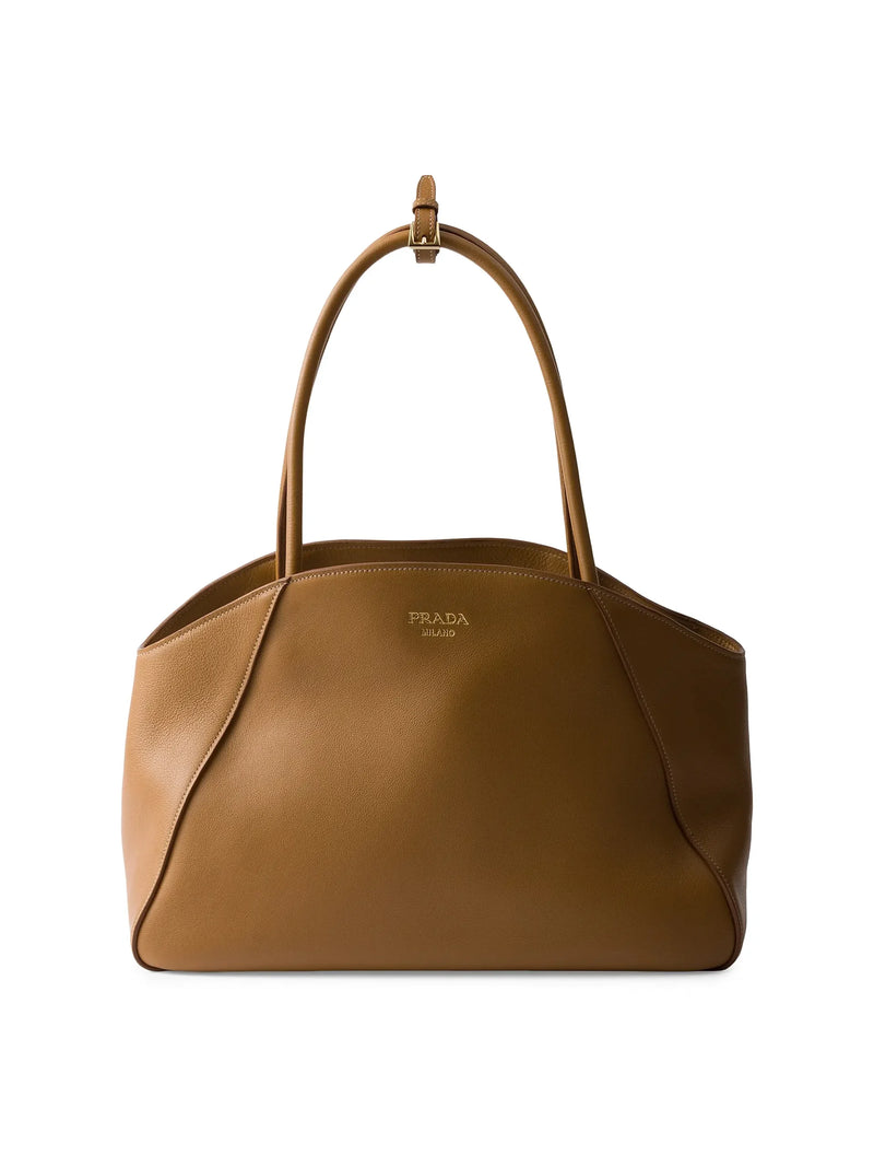Prada Large Leather Tote Bag