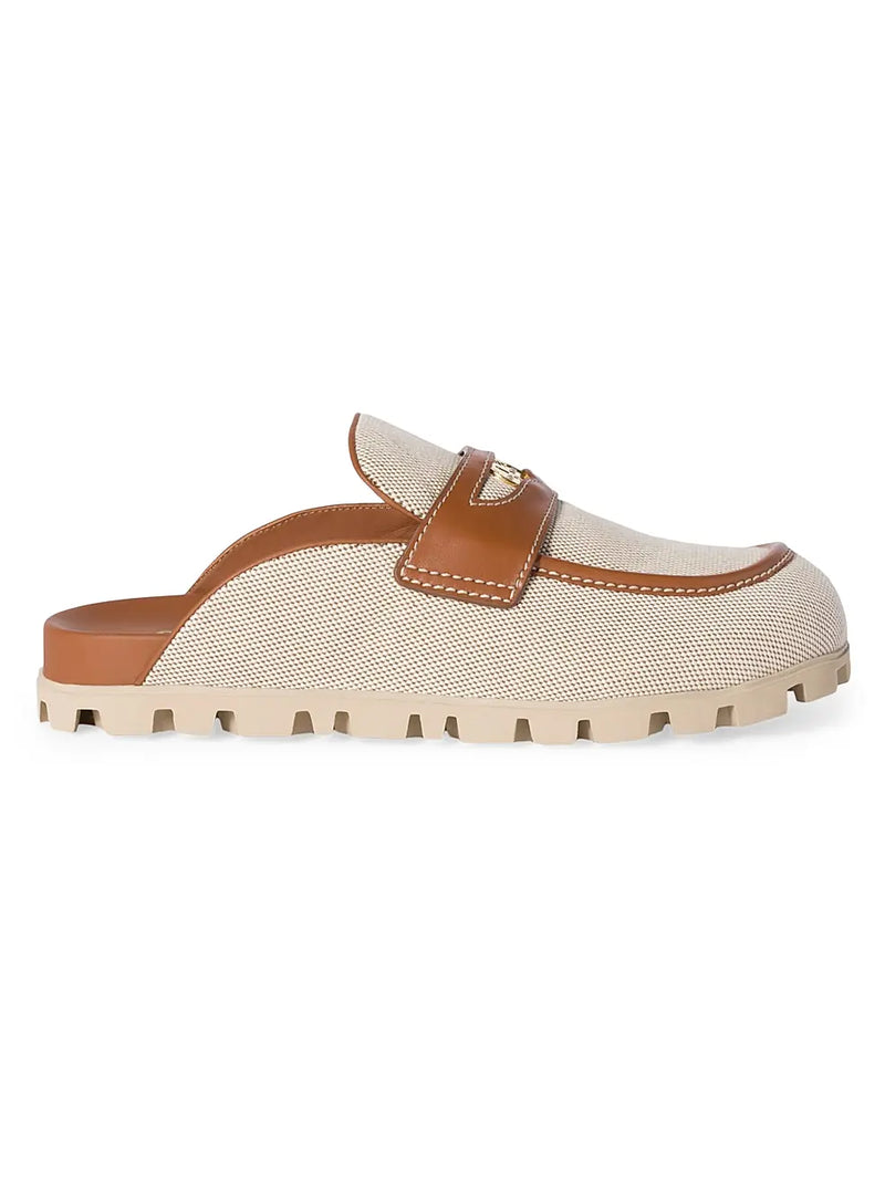 MIU MIU Canvas Mules