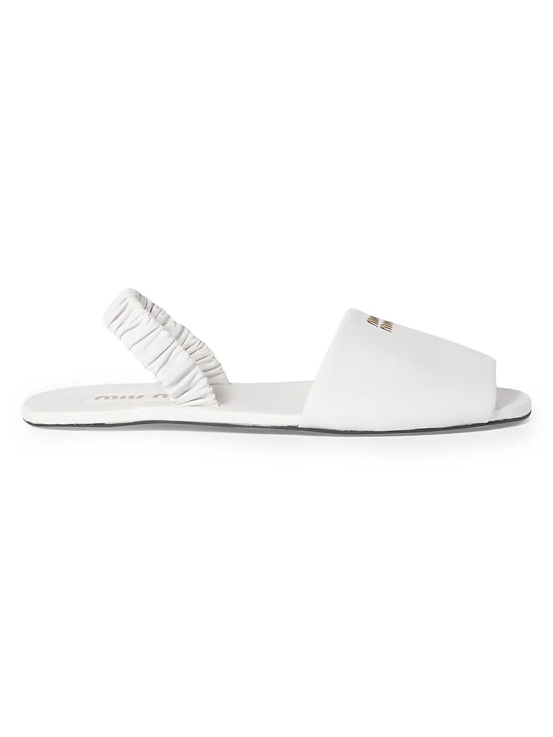 MIU MIU Ruches Sandals