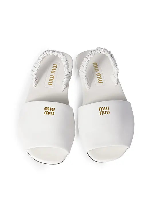 MIU MIU Ruches Sandals