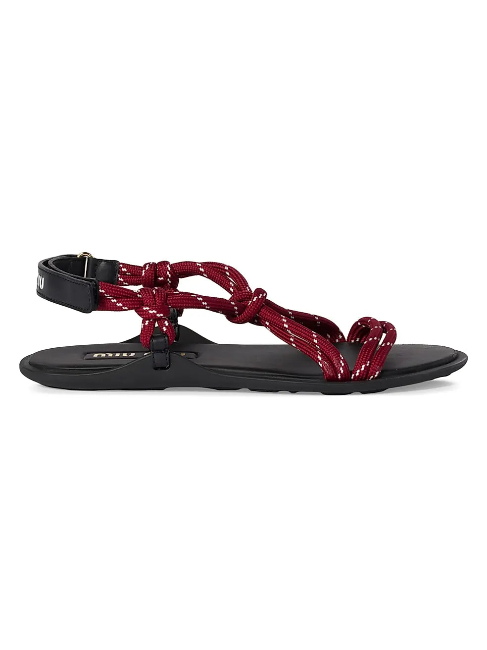 MIU MIU Riviere Cord Sandals