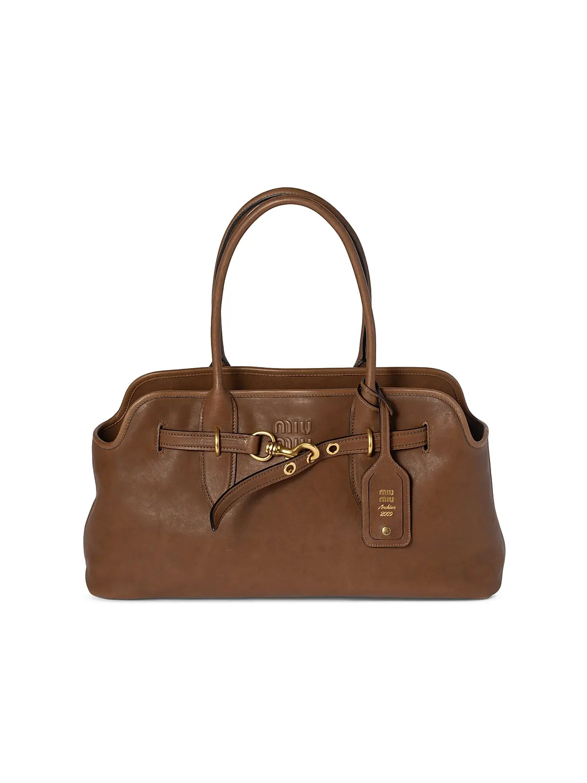MIU MIU Aventure Nappa Leather Shoulder Bag