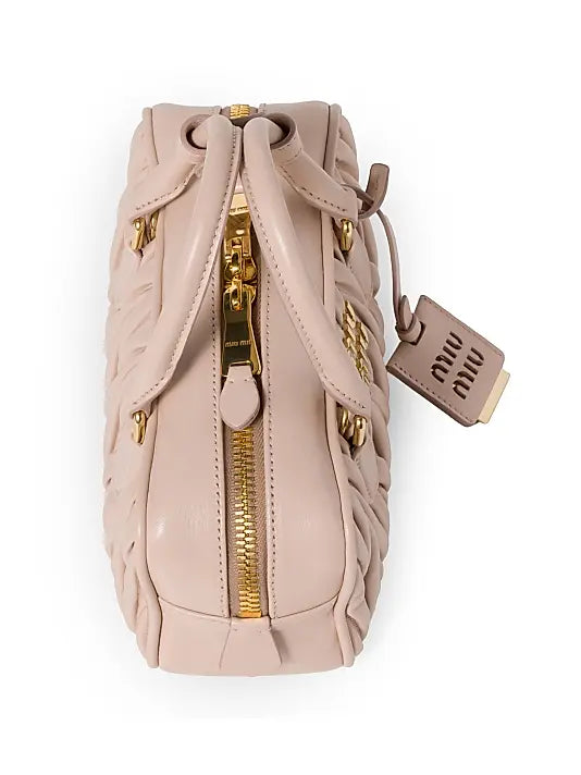 MIU MIU Arcadie Matelassé Nappa Leather