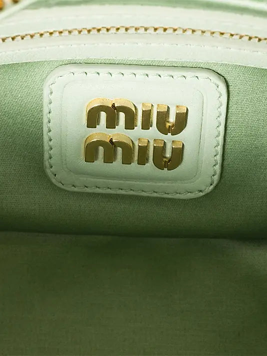 MIU MIU Arcadie Matelassé Nappa Leather