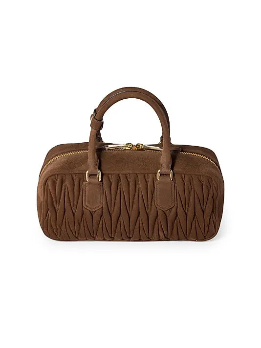 MIU MIU Arcadie Matelassé Suede