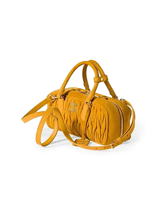 MIU MIU Arcadie Matelassé Suede