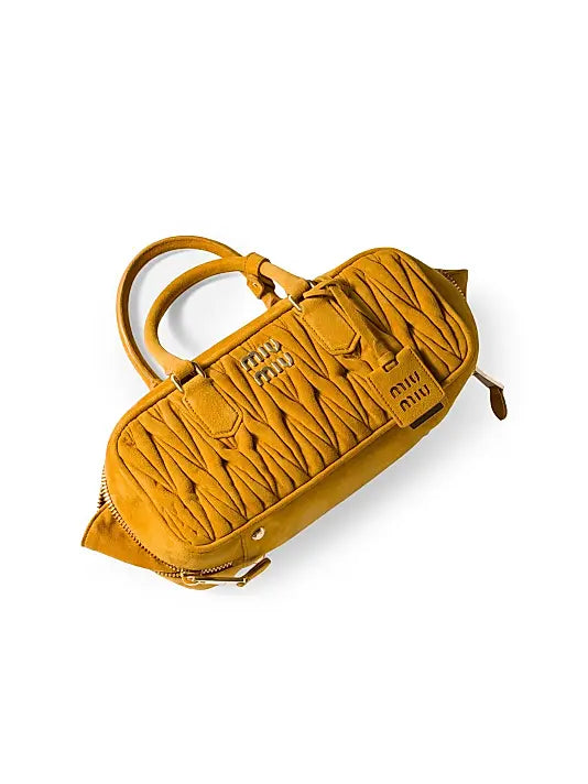 MIU MIU Arcadie Matelassé Suede