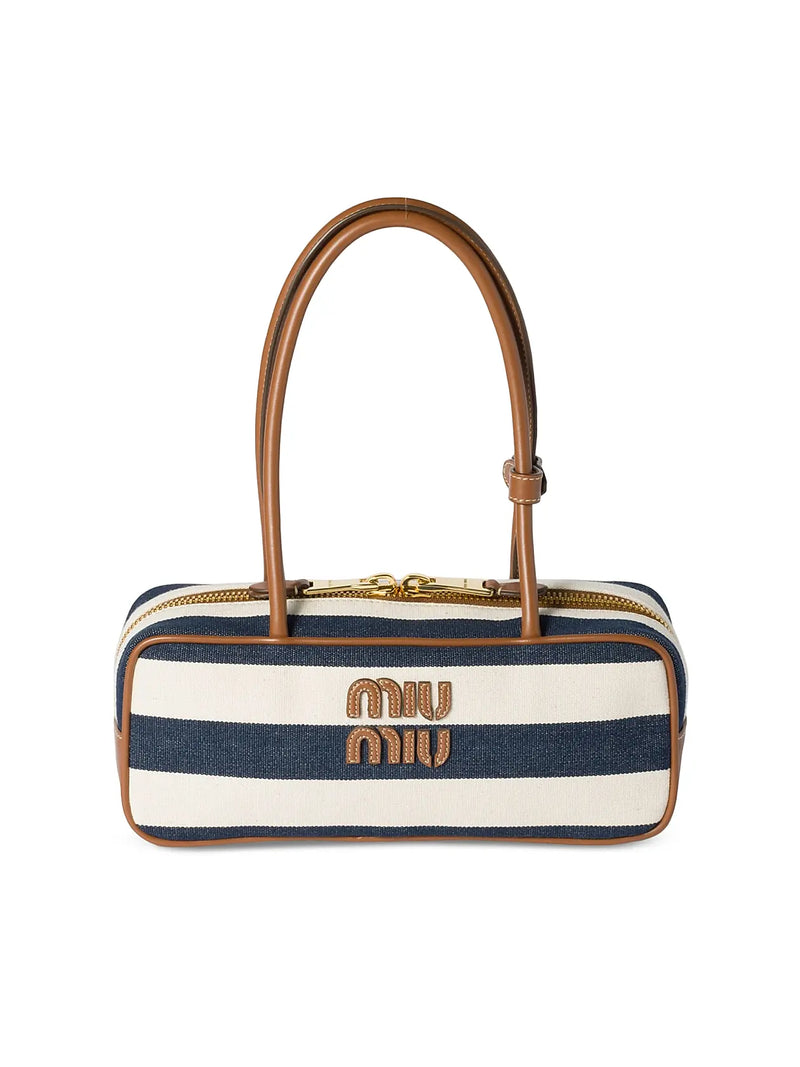 MIU MIU Beau Canvas Leather