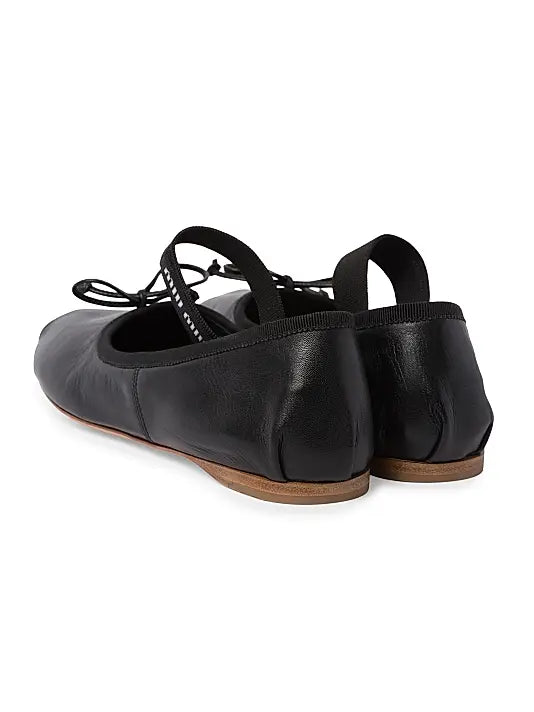 MIU MIU Leather Ballerinas