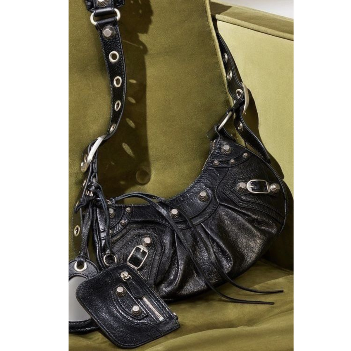 Le Cagole XS leather shoulder bag