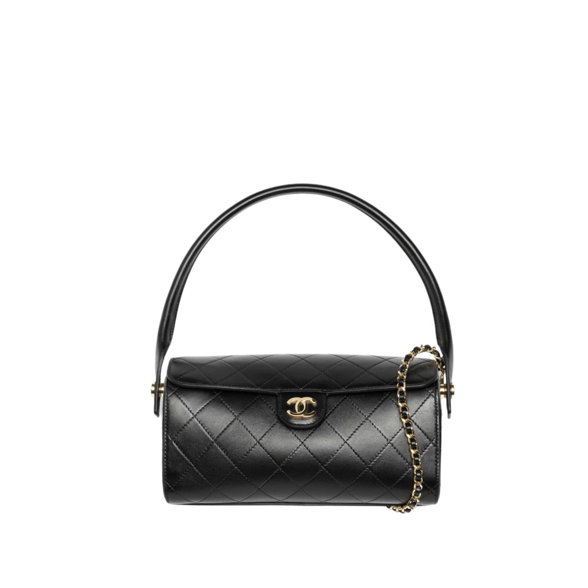 Clutch with chain Lambskin