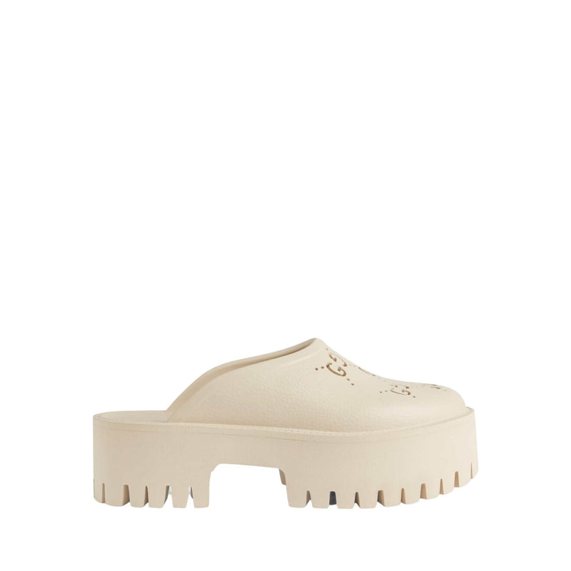 Platform Perforated G Sandal