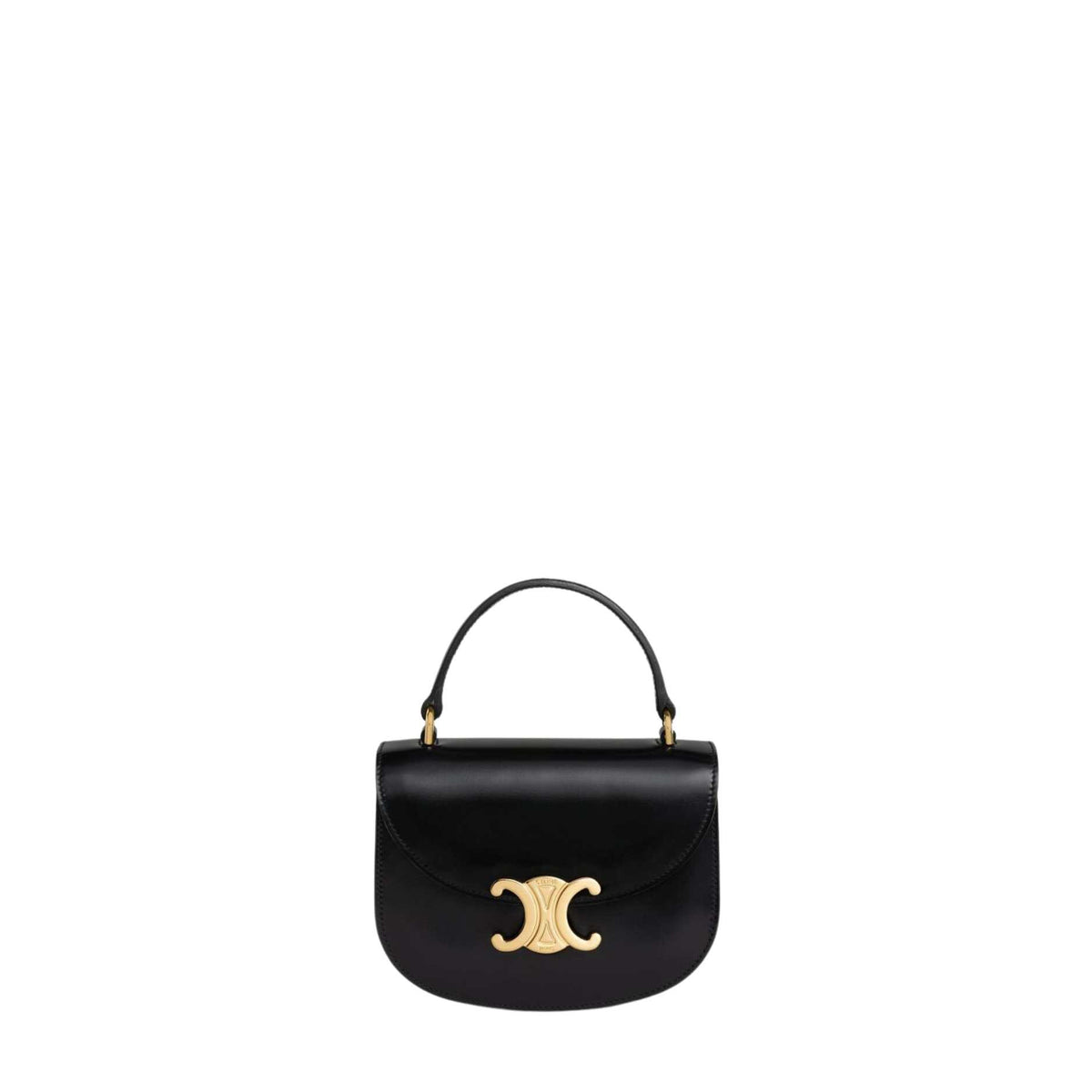 MINI BESACE TRIOMPHE IN SHINY CALFSKIN