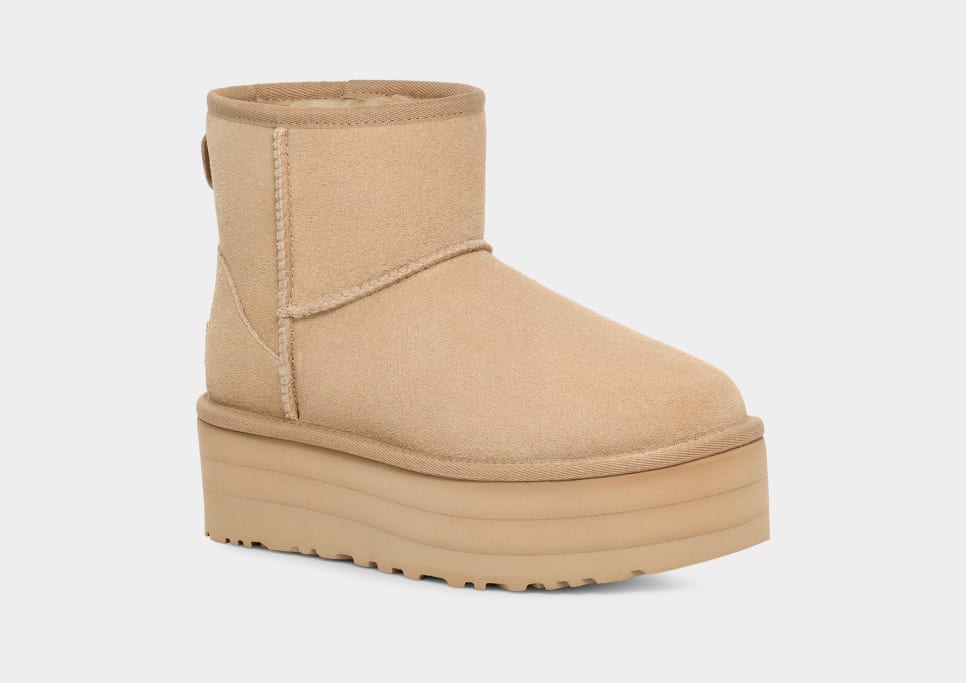 נעלי האג | מגפי האג Ugg Classic Ultra Platform Mustard Seed