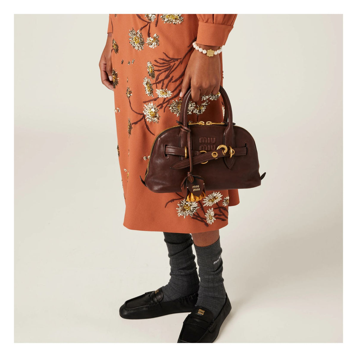 Aventure nappa leather top-dark brown