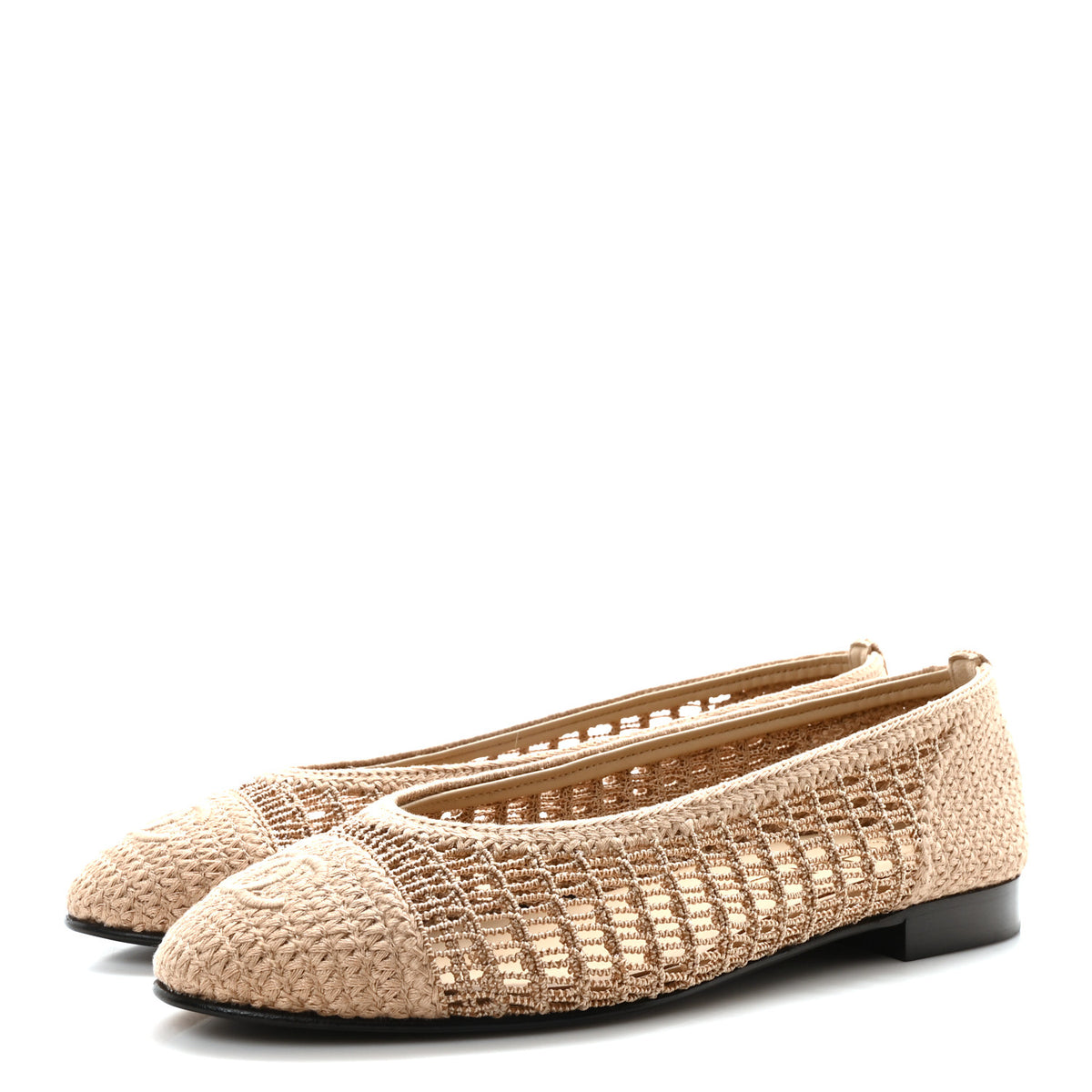 Chanel Dark Beige Ballet Flat