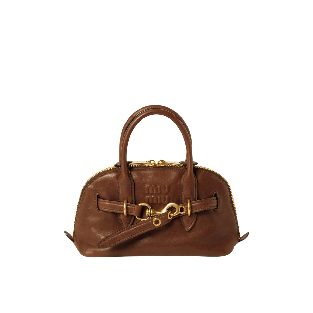 Aventure nappa leather top-brown