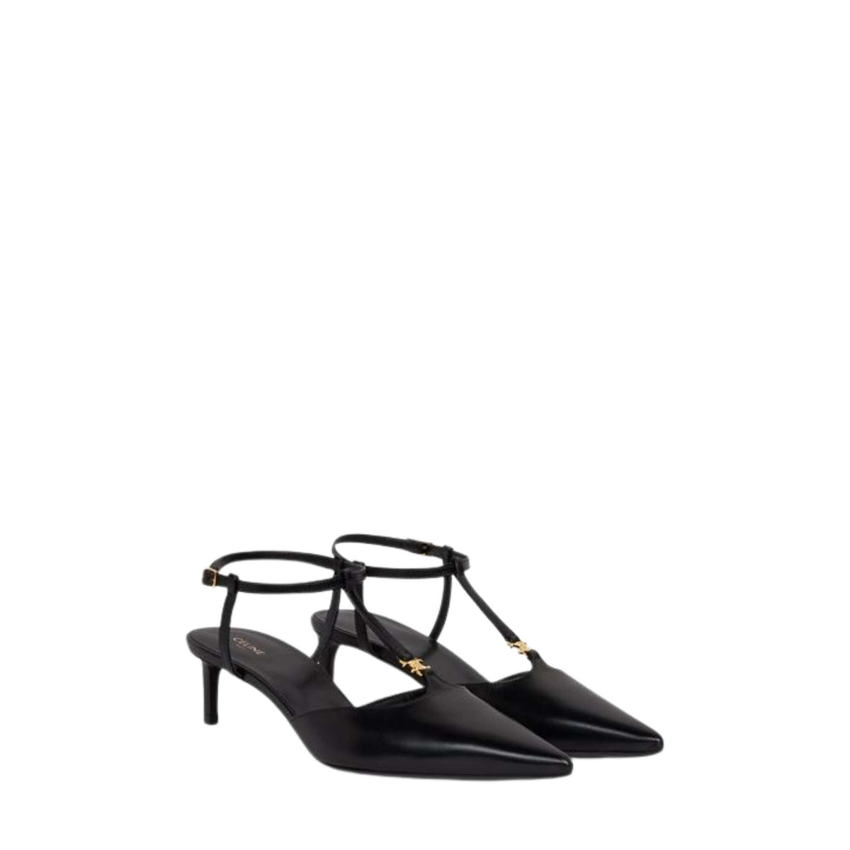 CELINE KITTEN T-BAR STRAP PUMP IN CALFSKIN