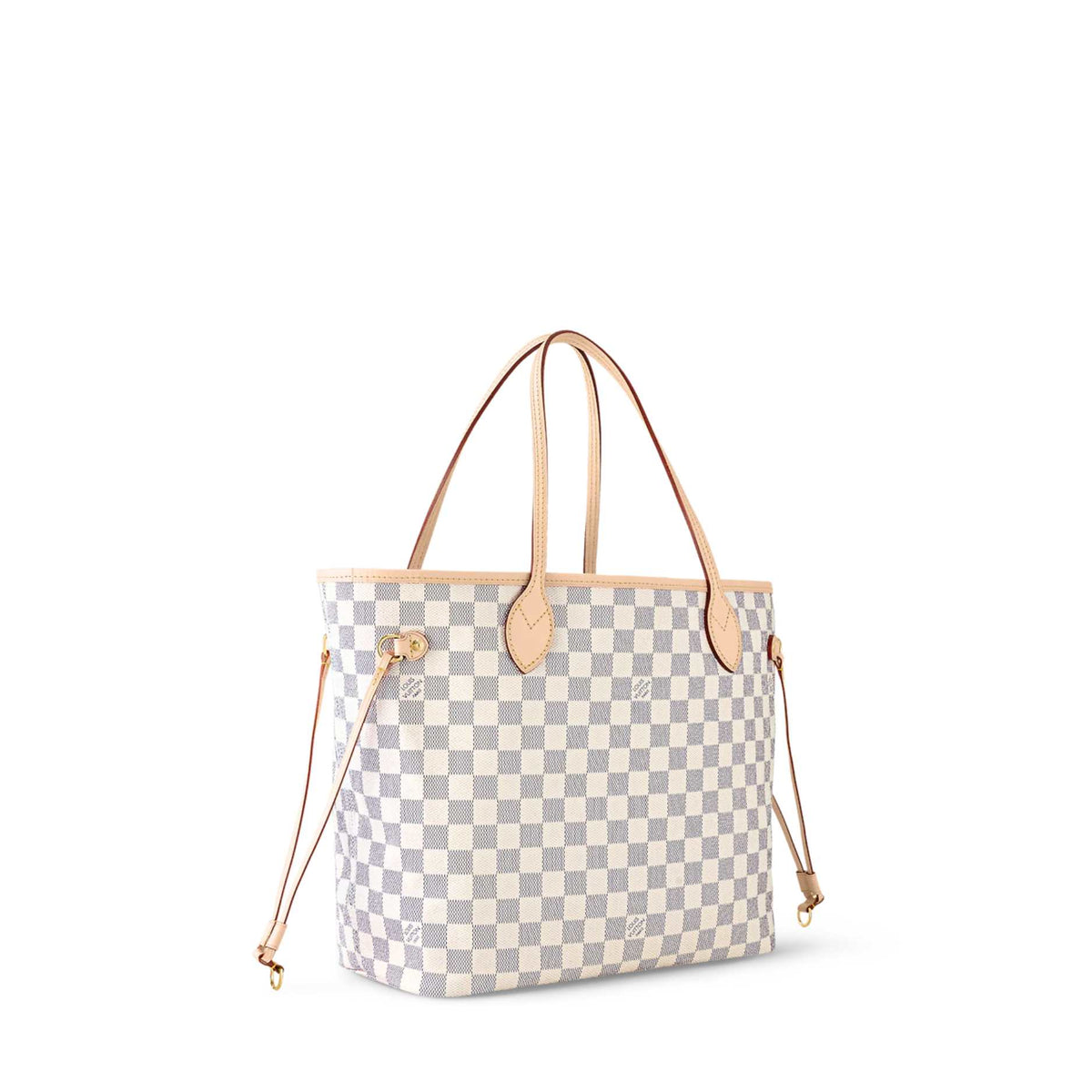 Never Full MM Damier Azur Beige