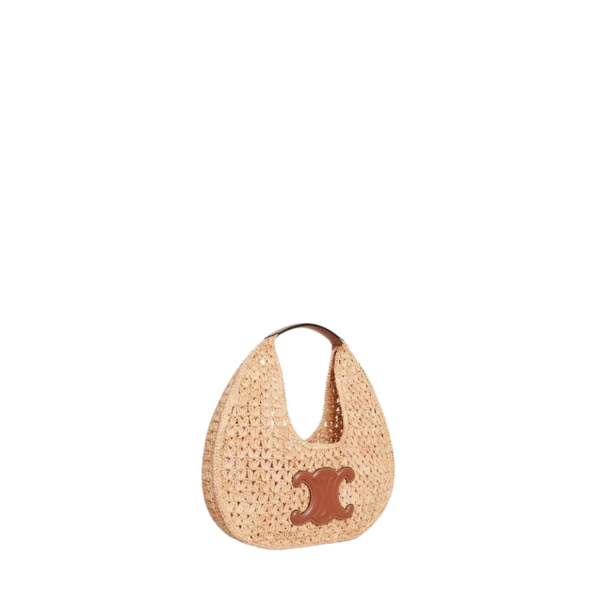 CELINE CLASSIC PANIER HOBO BAG IN RAFFIA