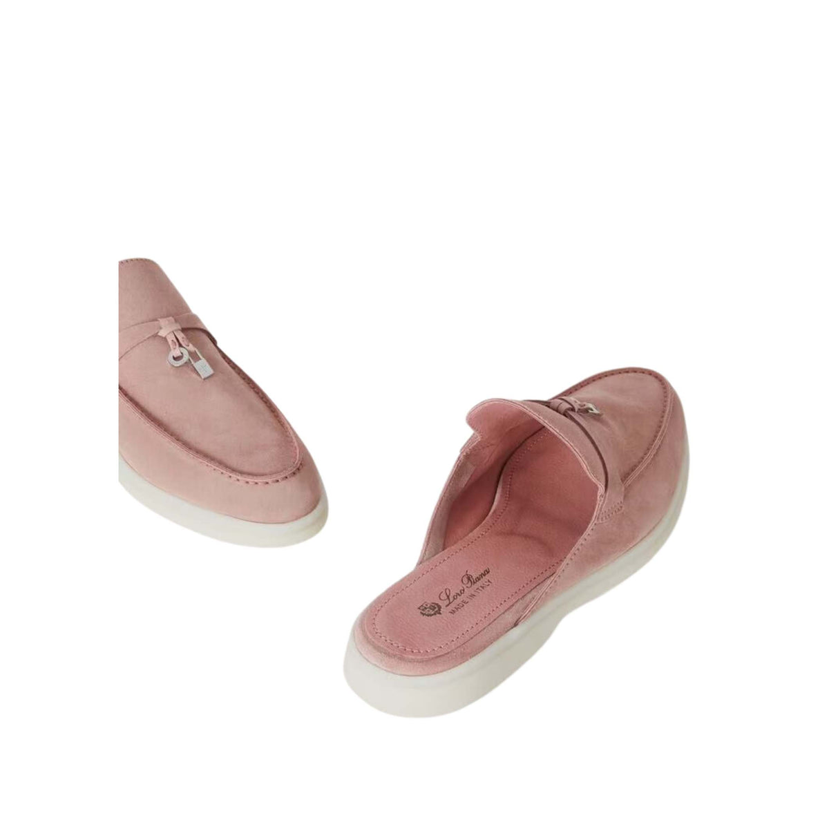 Babouche Charms Walk Loafers Pink
