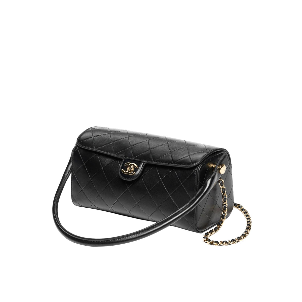 Clutch with chain Lambskin