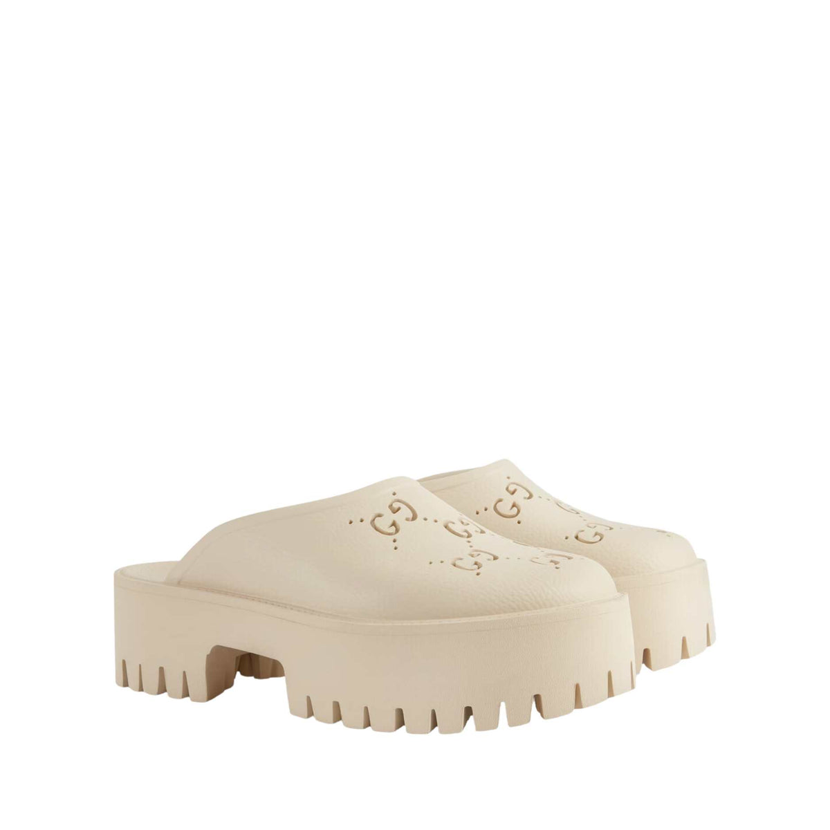 Platform Perforated G Sandal