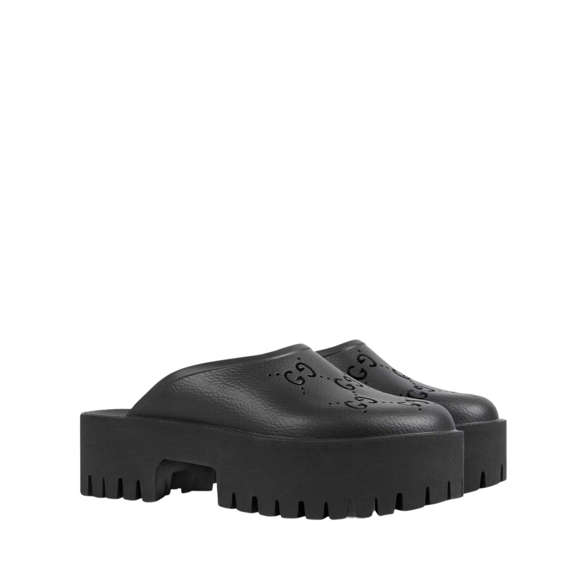 Platform Perforated G Sandal