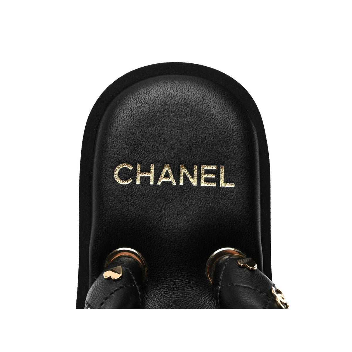 Charms Thong Sandals – black