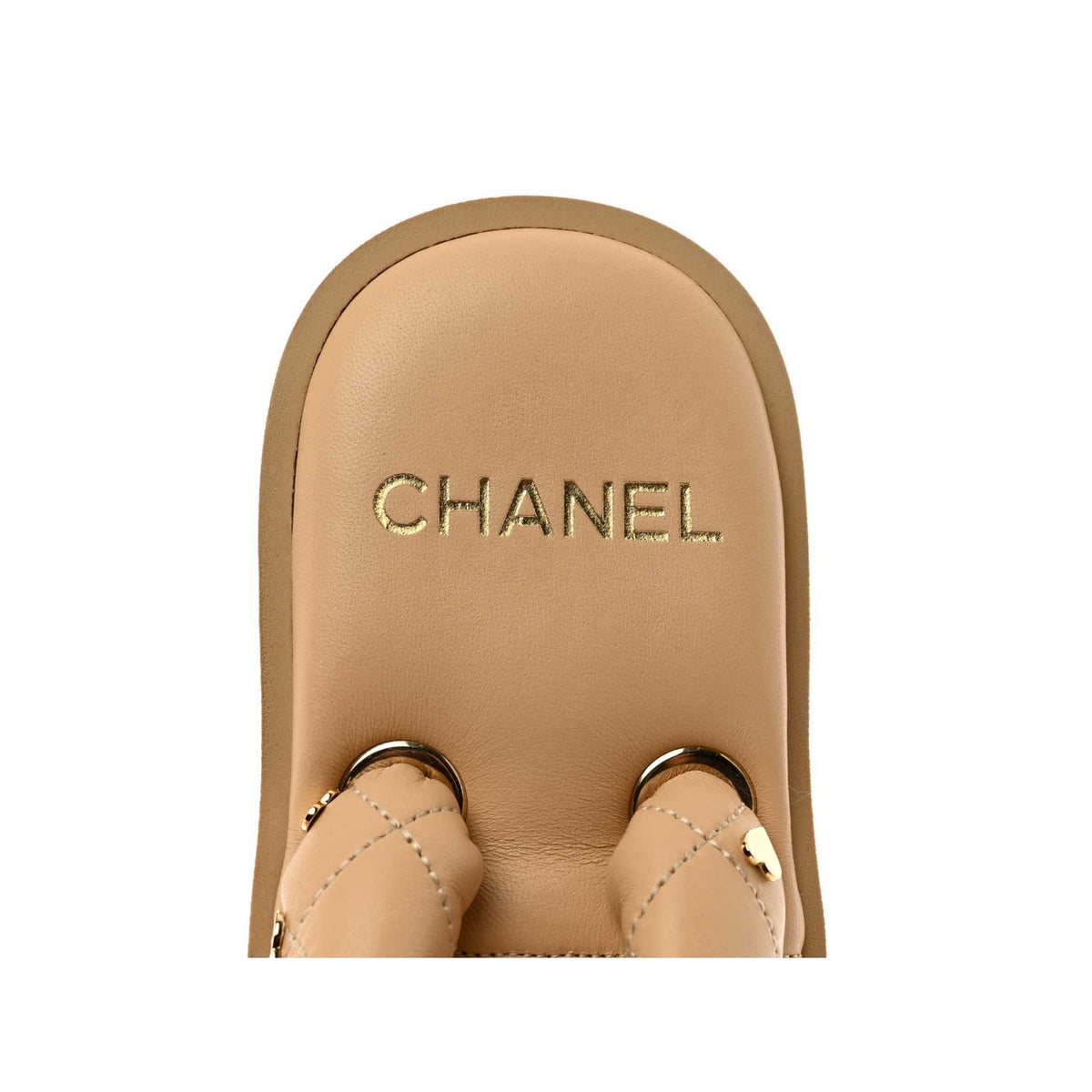 Charms Thong Sandals – Beige