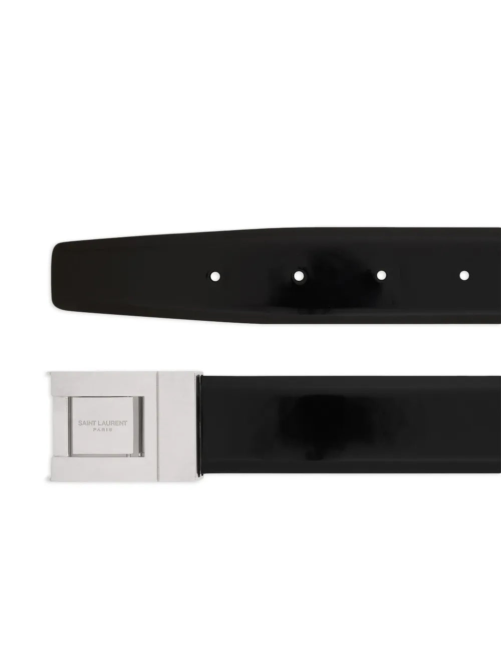 Saint Laurent logo-engraved Belt