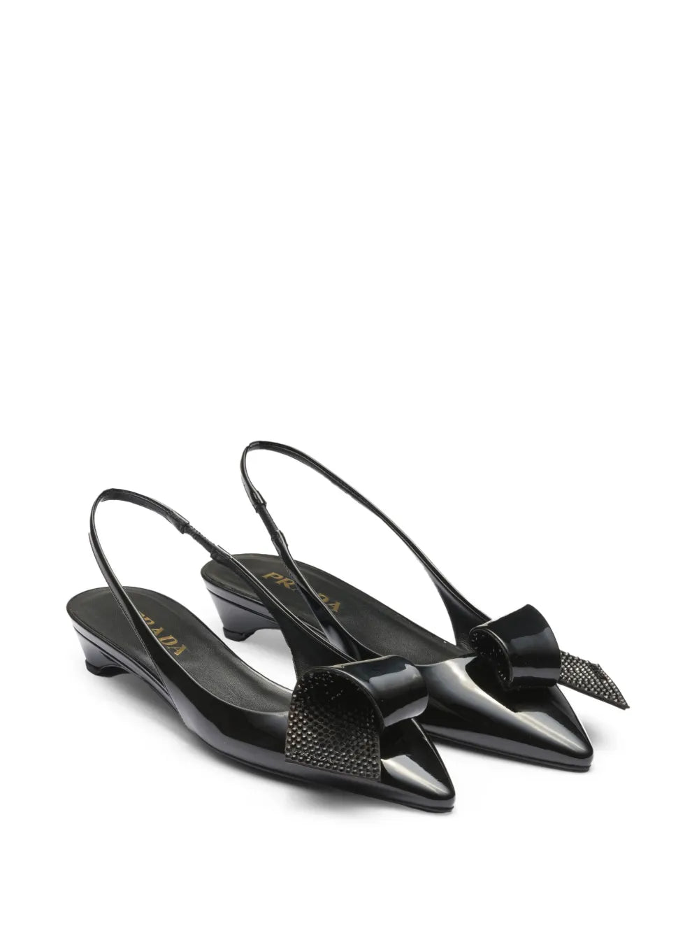 Prada Logo-Plaque Pumps