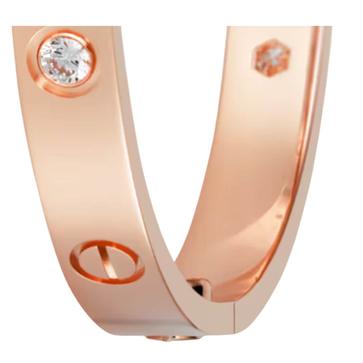 Love Bracelet Pink With Diamonds