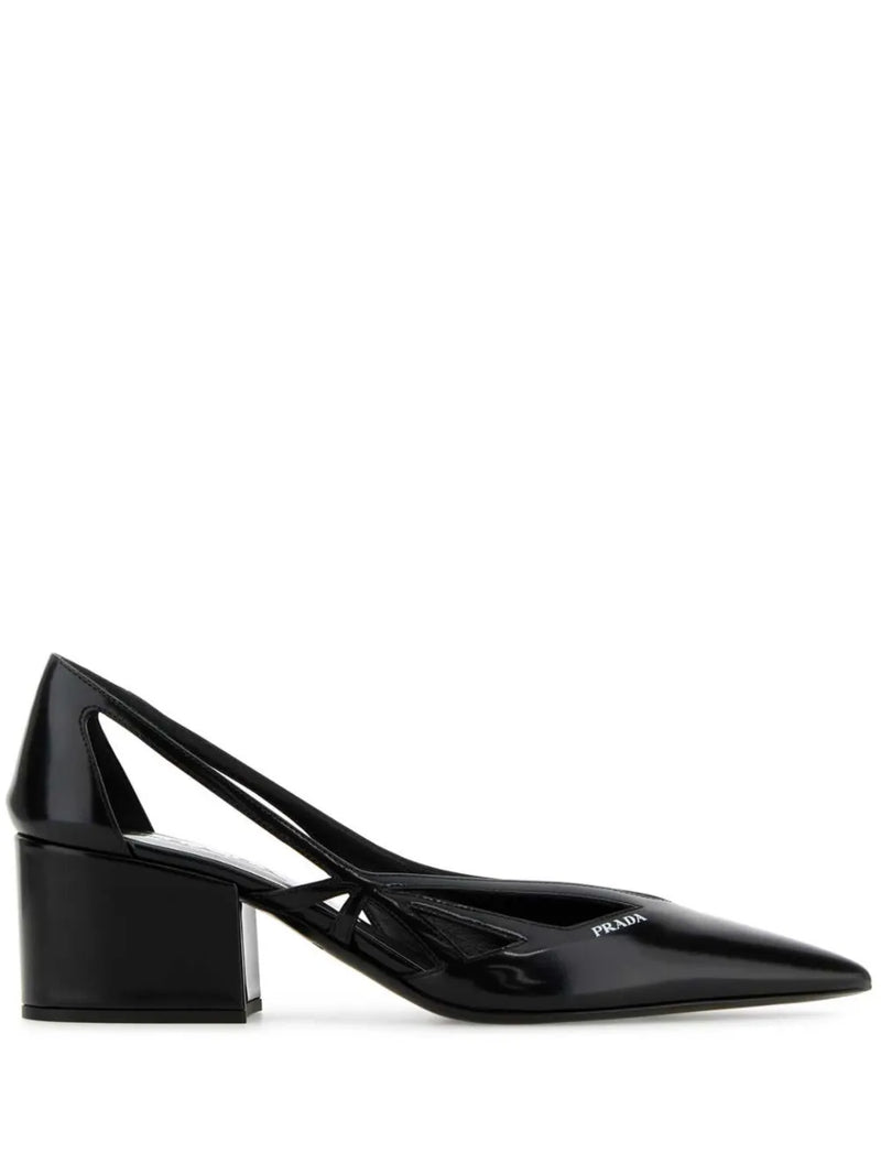 Prada Debossed-logo pumps