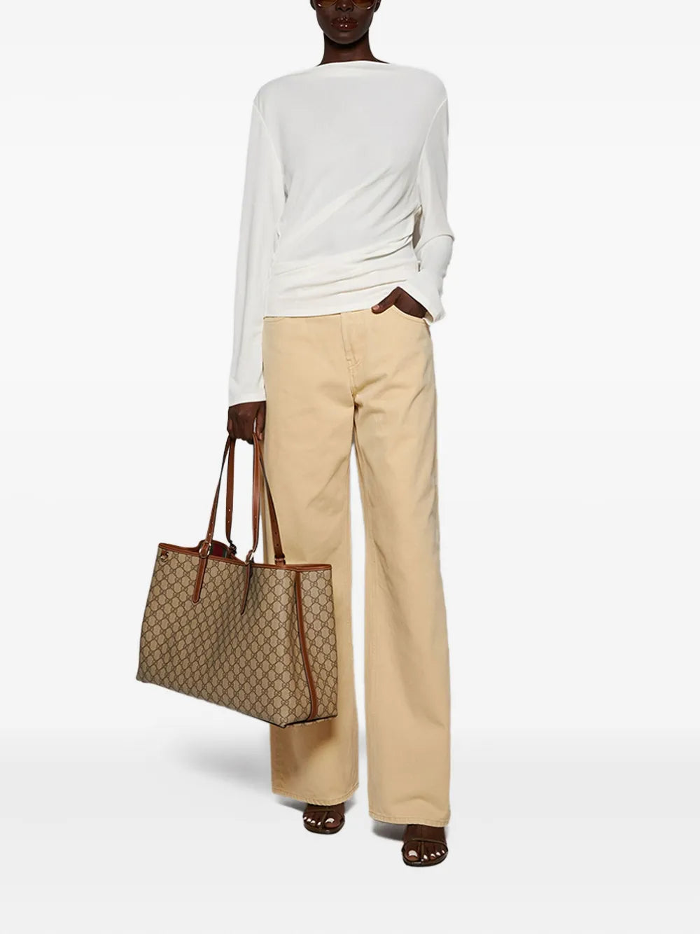 large GG Emblem tote bag