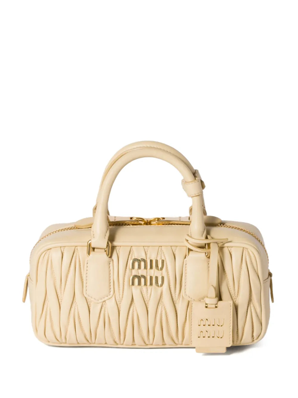 MIU MIU Arcadie Matelassé Tote Bag