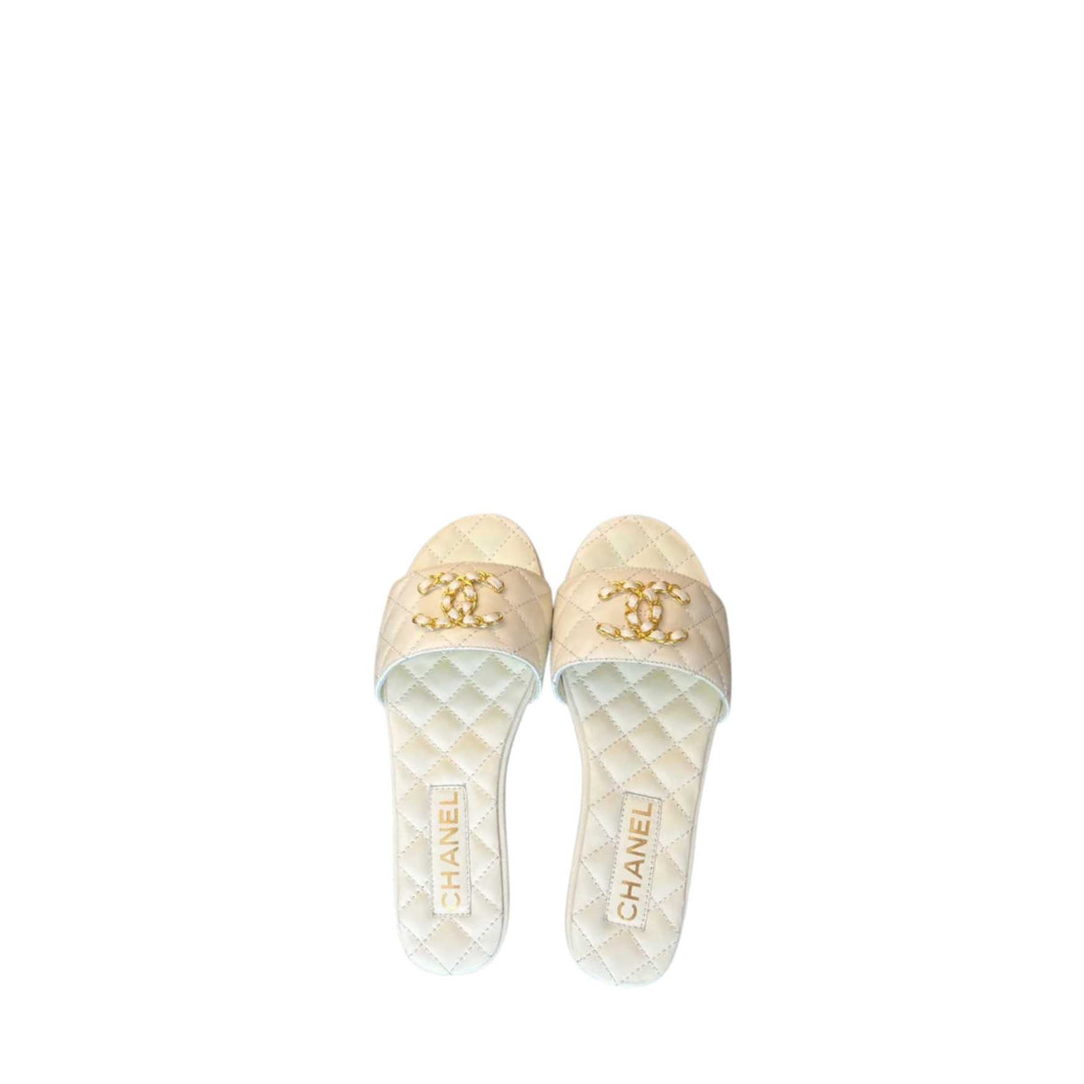 Chanel Sandals Slippers -white