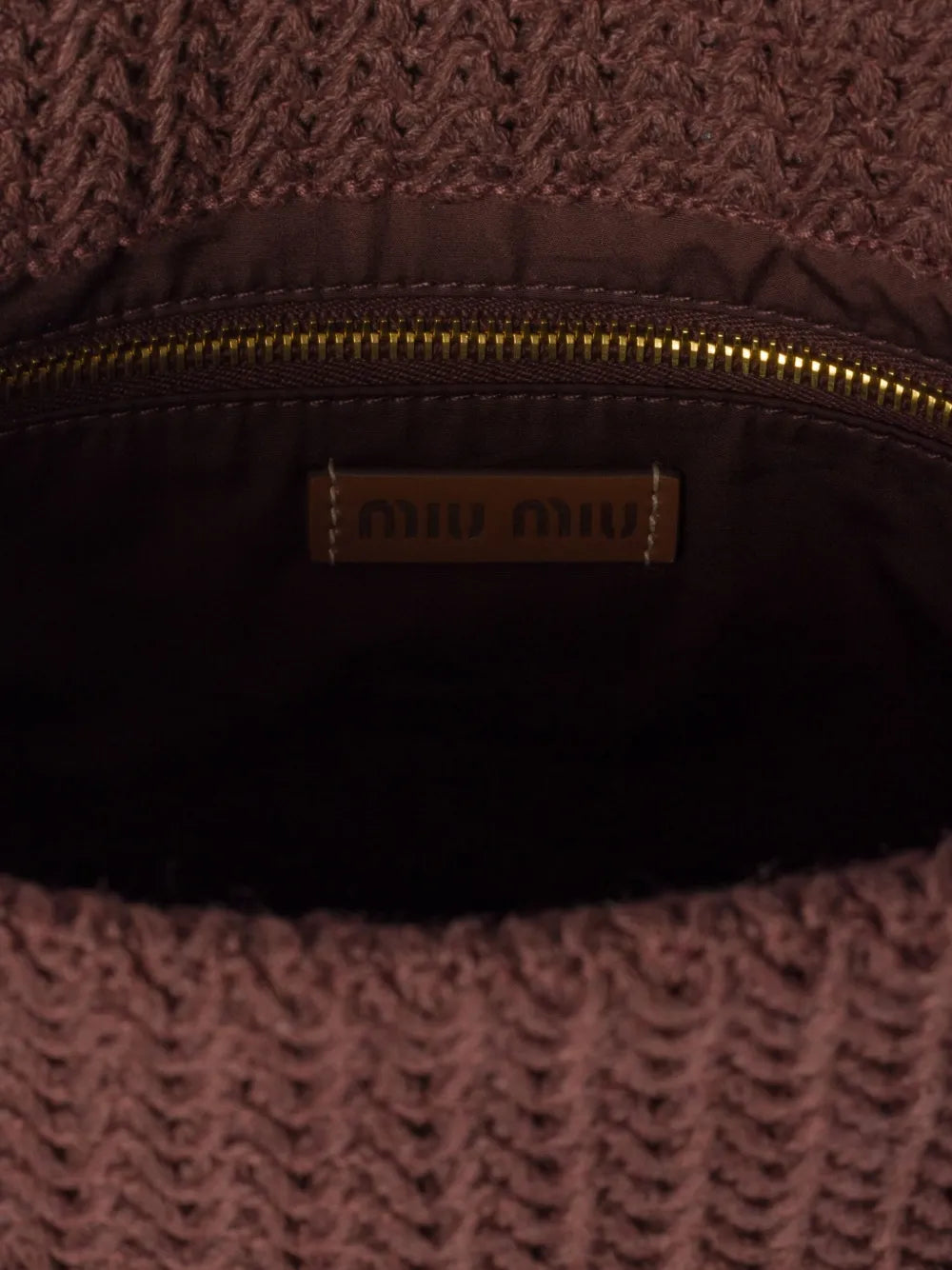 MIU MIU Crochet Tote Bag