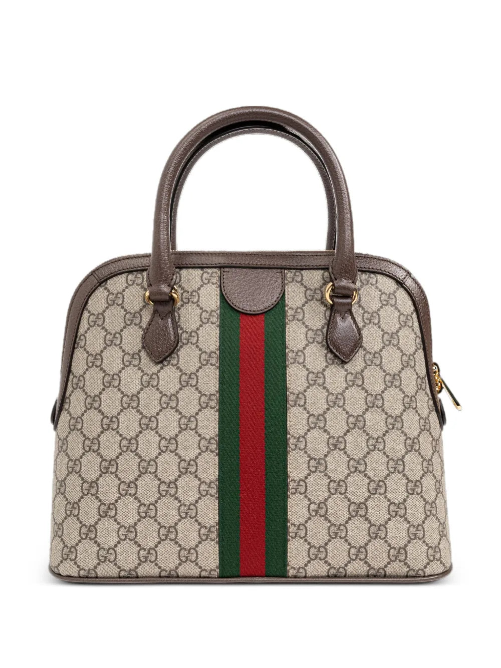 Web-stripe GG monogram tote bag