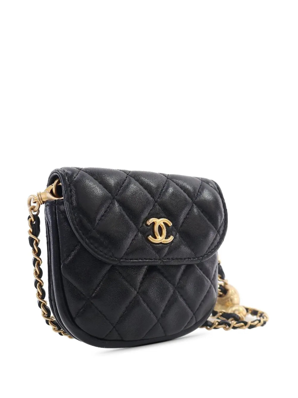 2019 Quilted Lambskin Pearl Crush Waist Bag belt bag
