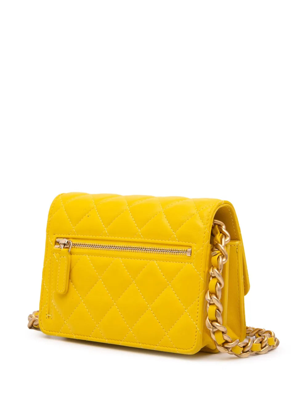 2021 Quilted Lambskin Candy Chain Clutch with Chain crossbody bag