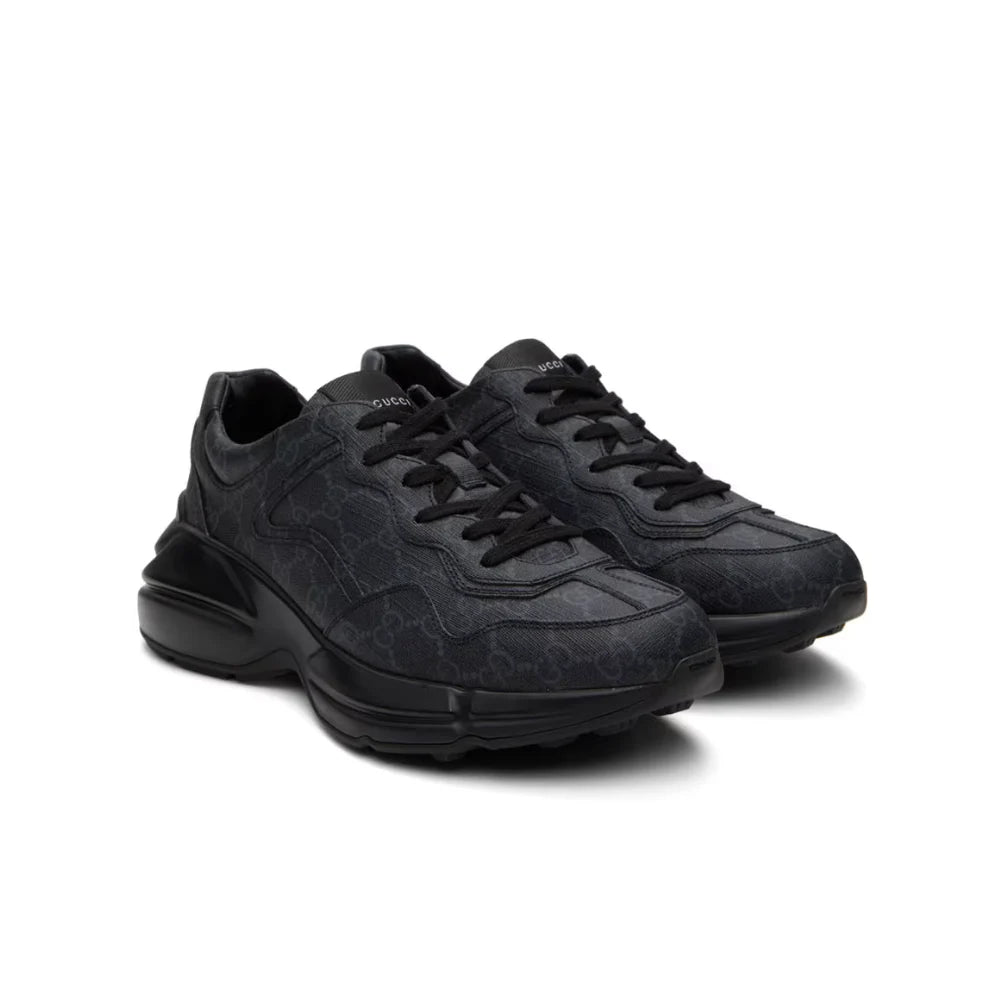 GUCCI Black Rhyton Sneaker