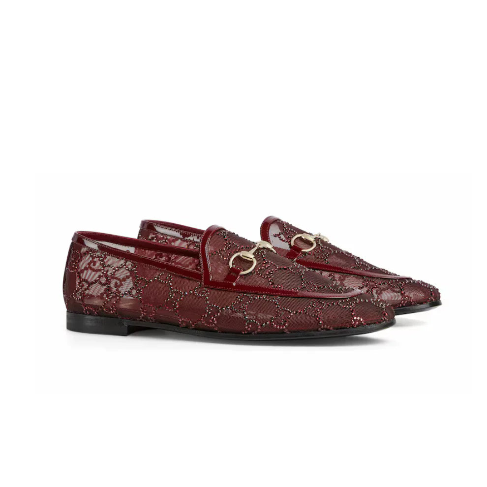 Gucci GG Crystal Loafers