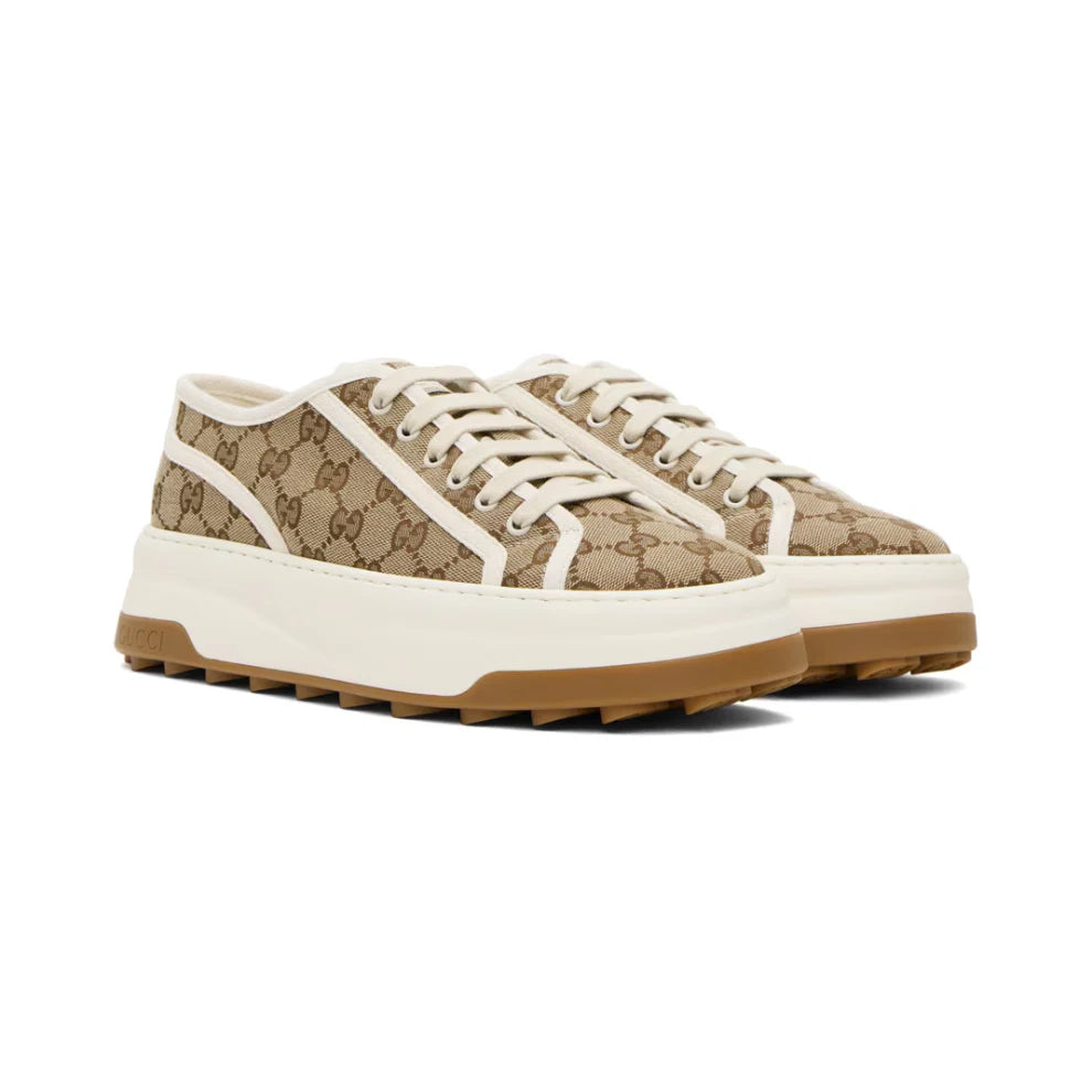 GUCCI Beige GG Sneakers