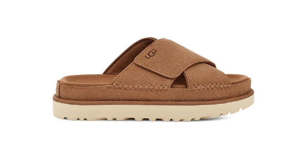 סנדלי האג | כפכפי האג Ugg Goldenstar Cross Sandals Chestnut